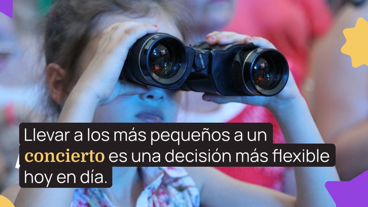 ¿A qué edad puedo llevar a un niño a un concierto?