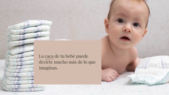 ¿La caca del bebé puede ser una señal de alergia a la leche?