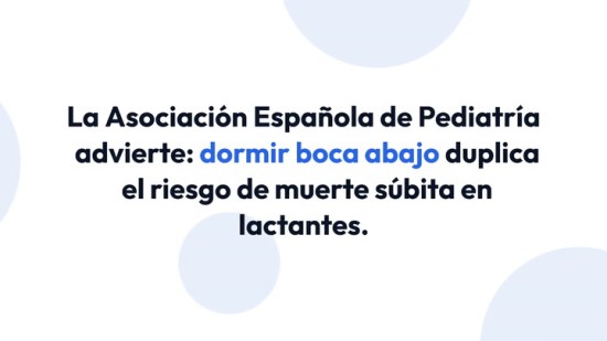 ¿Cuándo puede el bebé dormir boca abajo?