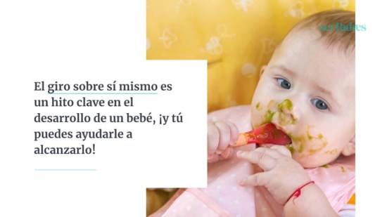 Los mejores ejercicios para estimular los giros en el bebé