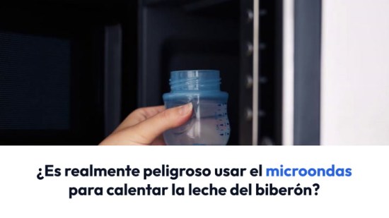¿Qué riesgos tiene calentar el biberón en el microondas?