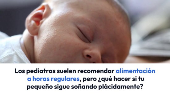 El bebé no se despierta a la hora de la toma: ¿le dejo dormir?