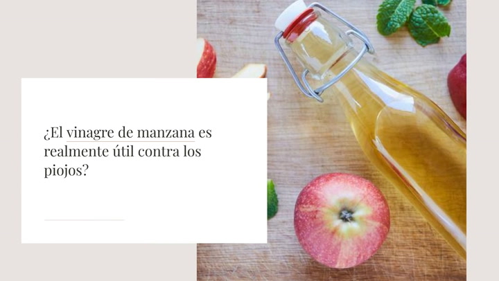 ¿El vinagre de manzana es verdaderamente útil contra los piojos?