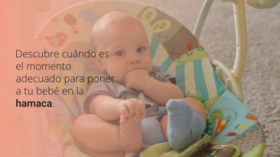 Cuándo poner al bebé en la hamaca por primera vez