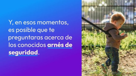 Arnés de seguridad para bebés: ¿son buena idea?