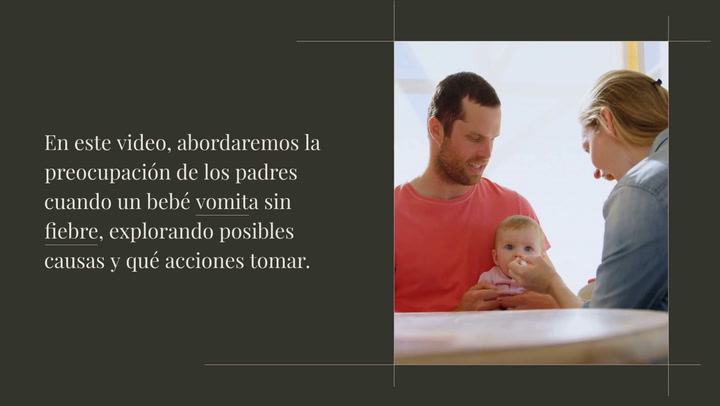 Vómitos del bebé sin fiebre: causas y qué hacer