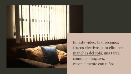 Trucos para quitar las manchas del sofá