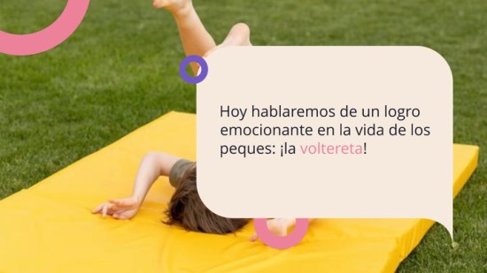 A qué edad está preparado para hacer la voltereta un niño