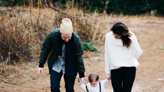 Familia en el campo