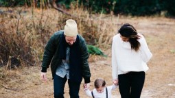 Familia en el campo