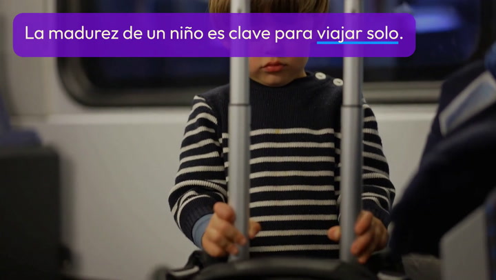 ¿A partir de qué edad pueden viajar solos los niños?