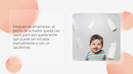 ¿Para qué sirve sacar leche después de la toma?