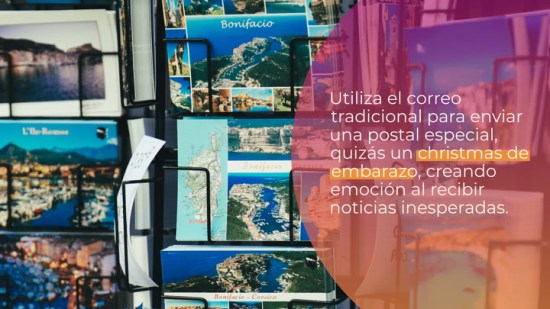 Maneras originales de contar a tu familia y amigos que estás embarazada a distancia