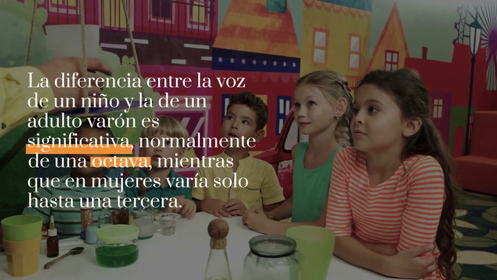¿A qué edad les cambia la voz a los niños?