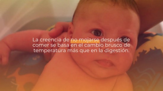 Cómo debe ser la temperatura del agua para bañar a un bebé