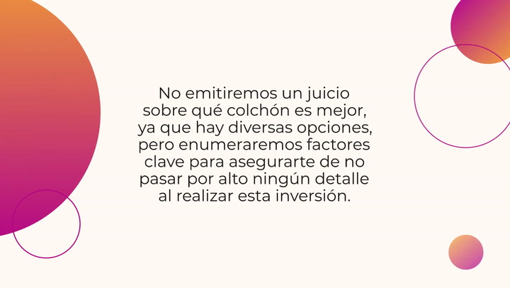 Cómo elegir bien el colchón para la cuna