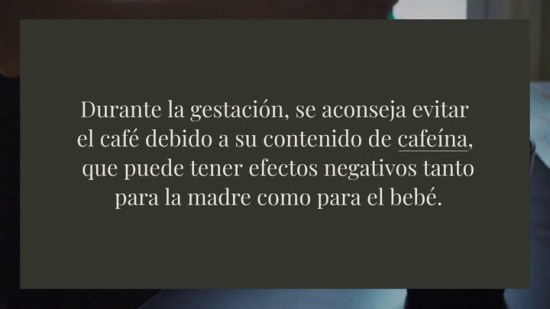 Café descafeinado en el embarazo: ¿es recomendable?