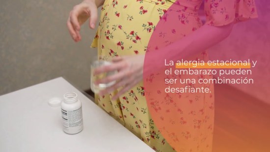 ¿Puede una embarazada tomar antihistamínicos para la alergia?