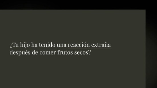 Cómo saber si nuestro hijo tiene alergia a los frutos secos