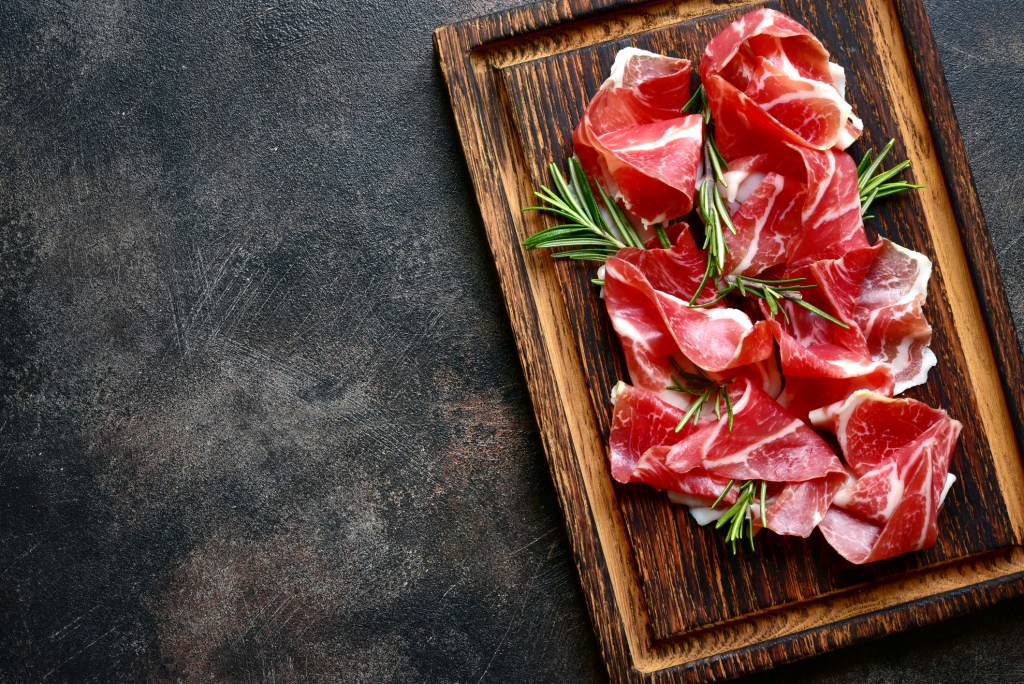 Jamón ibérico, ingrediente de esta receta