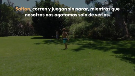 ¡No se cansa nunca! ¿Por qué tienen tanto aguante los niños?