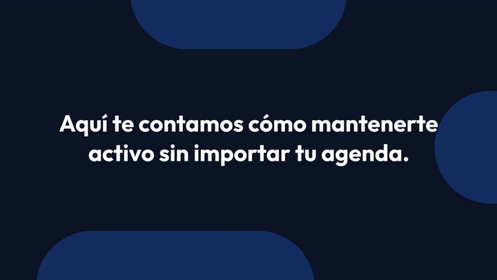 Cómo hacer deporte cuando NO tienes tiempo: una rutina de bolsillo fácil de seguir