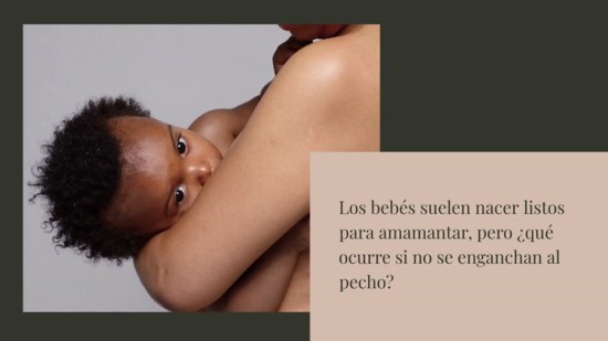 ¿Qué pasa si el bebé no se engancha al pecho?