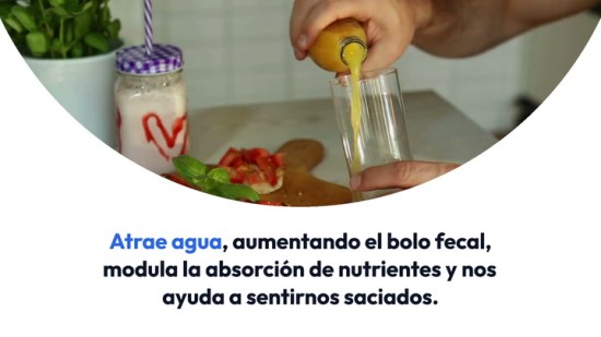 Una dieta rica en fibra