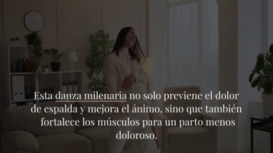 ¿Es aconsejable la danza del vientre durante el embarazo?