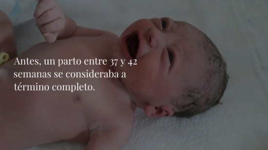 ¿Cuándo decimos que un parto es a término?