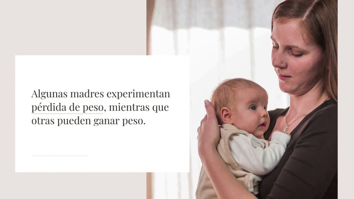 ¿Es habitual adelgazar durante la lactancia? ¿Y engordar?