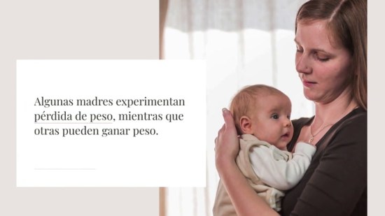 ¿Es habitual adelgazar durante la lactancia? ¿Y engordar?
