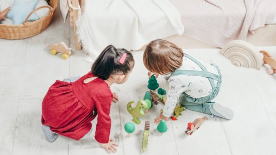 Niñas jugando
