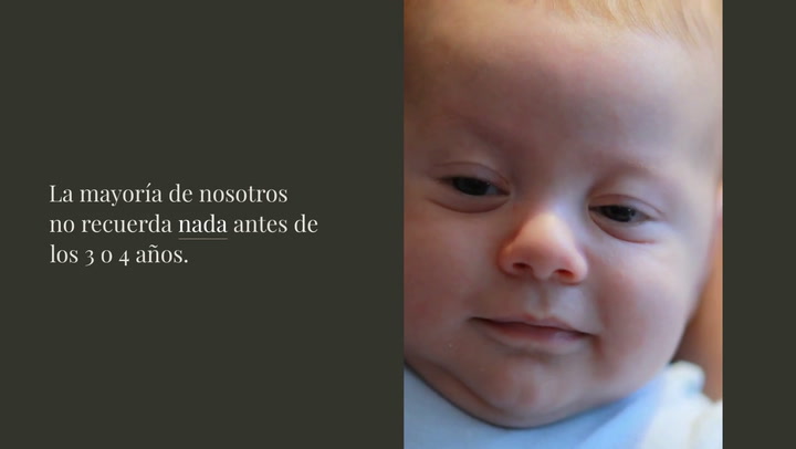 ¿Por qué no recordamos nada de cuando éramos bebés?