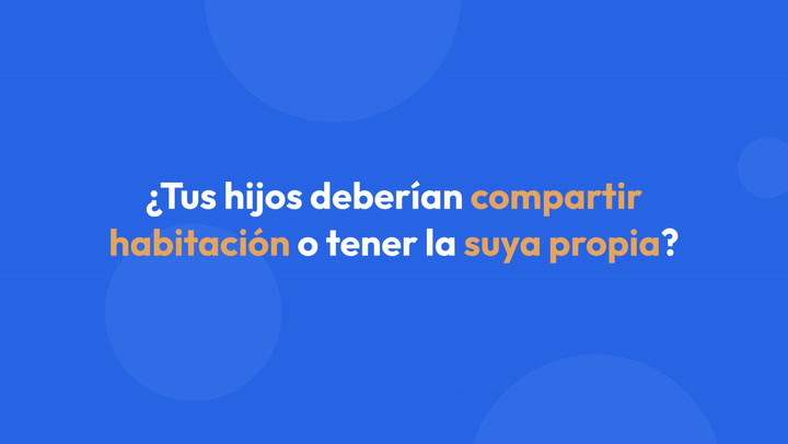 Habitaciones separadas o compartir la misma: ventajas y desventajas