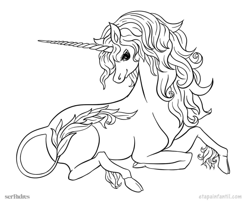 Dibujos de unicornios para colorear