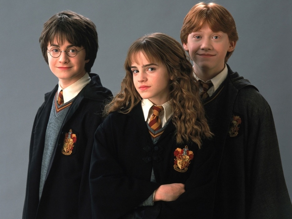 Harry, Hermione y Ron