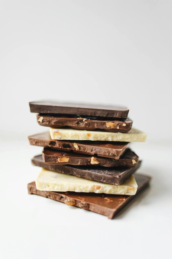 Trozos de chocolate