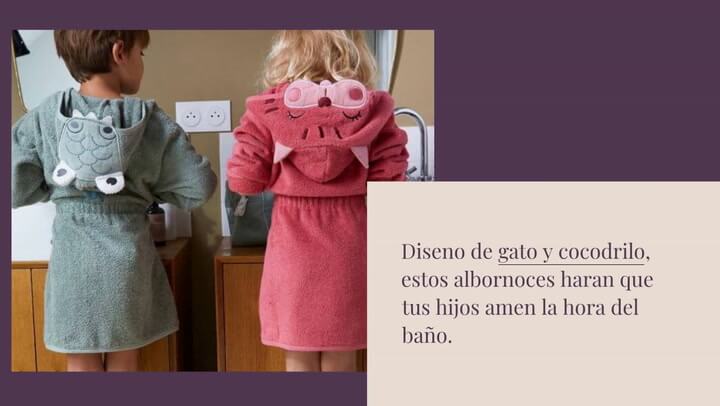 Albornoces para los niños que les encantarán