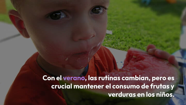 Recetas divertidas para que los niños coman fruta y verdura