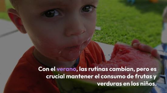 Recetas divertidas para que los niños coman fruta y verdura