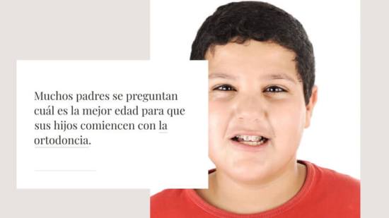 ¿A partir de qué edad se pueden poner brackets a los niños y en qué casos?