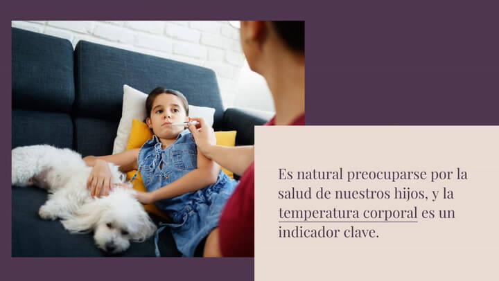 ¿Qué temperatura es la normal en los niños?