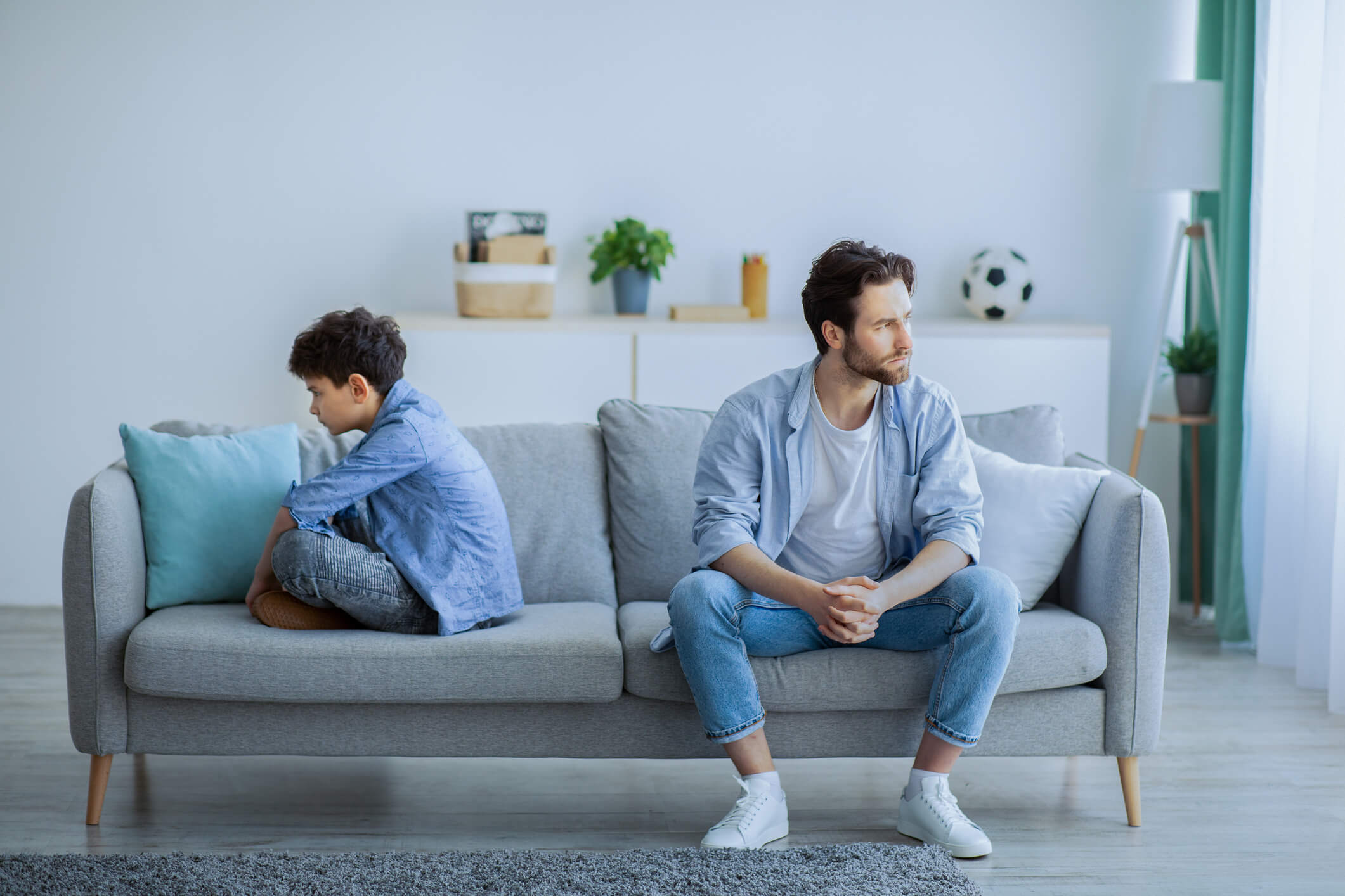 Discusión padre e hijo