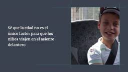 La edad a partir de la que los niños se pueden sentar en el asiento delantero del coche