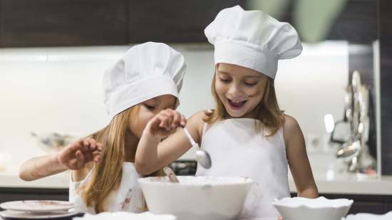 Involucrar a los niños en las tareas de la cocina