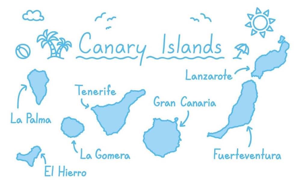 Mapas de las Islas Canarias para aprender geografía