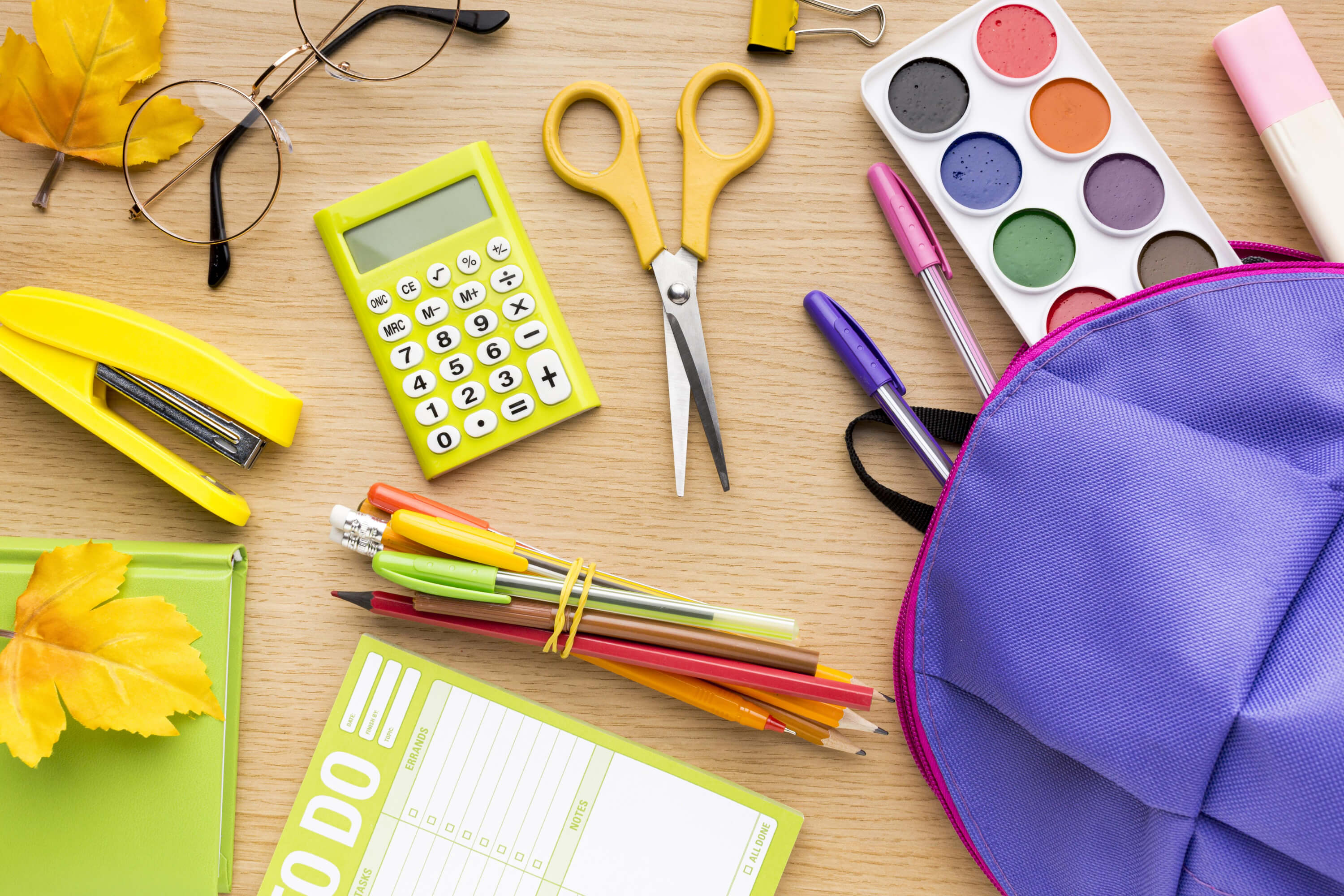 Material escolar por edades