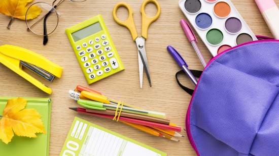 Material escolar por edades