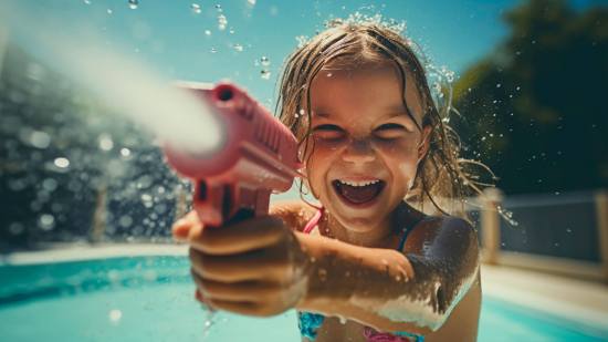 Juegos con pistolas de agua